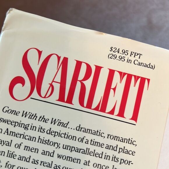 HC Scarlett The Sequel to Gone With The Wind EUC - Picture 5 of 5